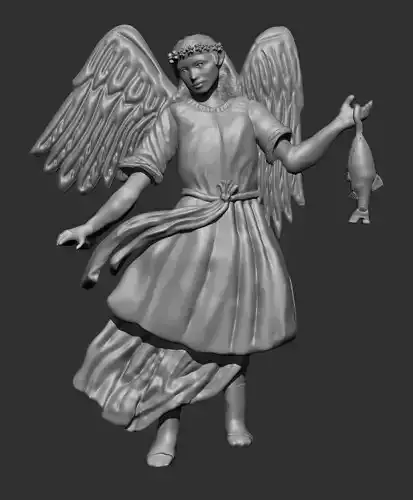Archangel Raphael Pendant - arcangel rafael 3D print model
