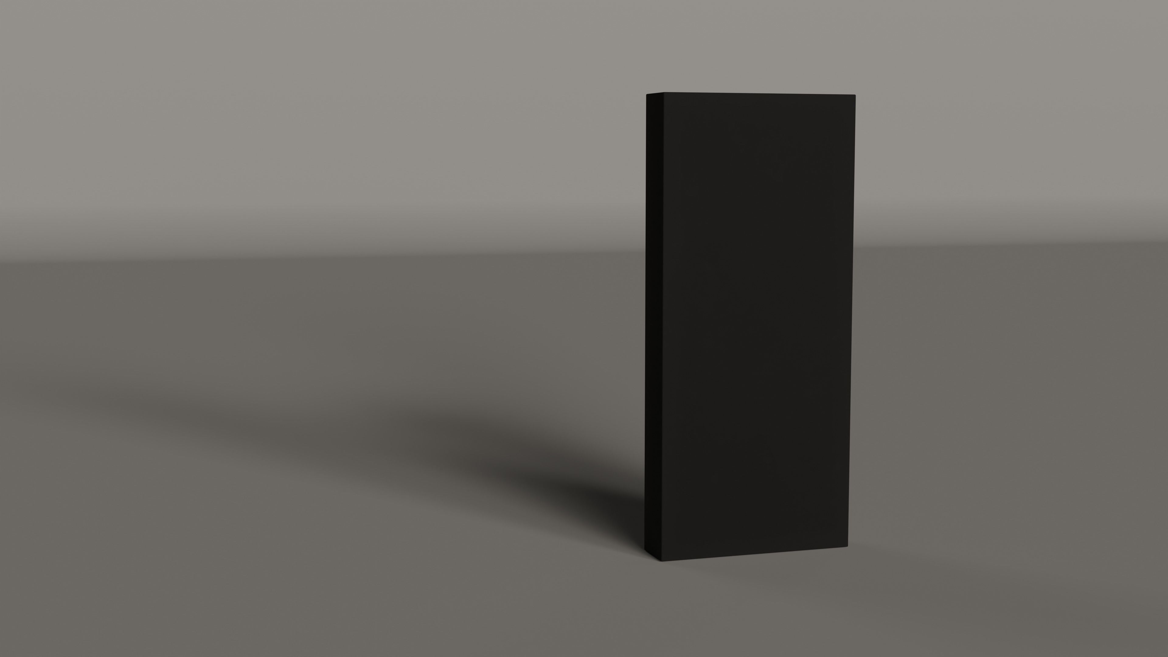 Monolith - 2001 A Space Odyssey Kubrick Clarke Low-poly 3D model_1