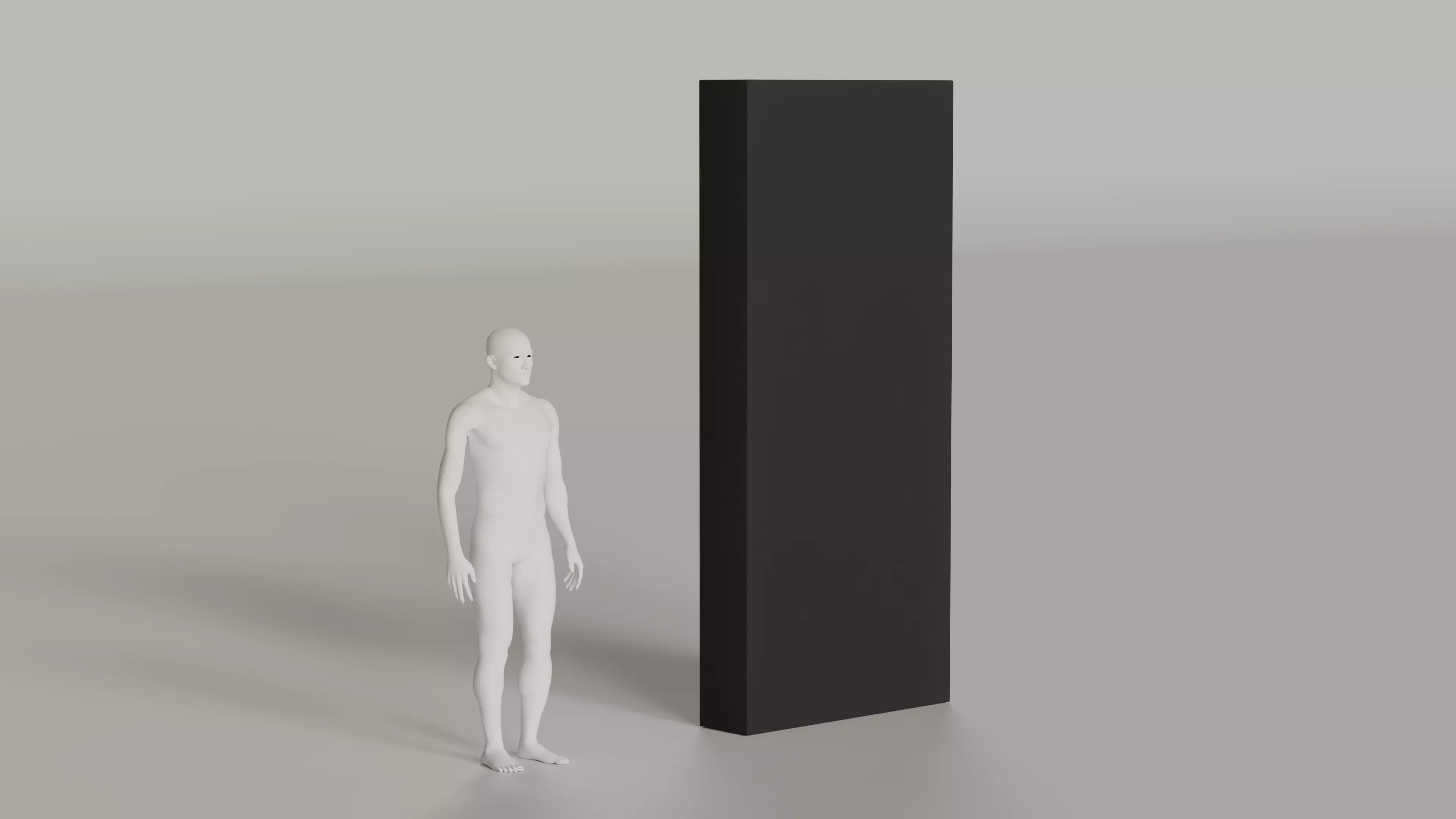 Monolith - 2001 A Space Odyssey Kubrick Clarke Low-poly 3D model_0