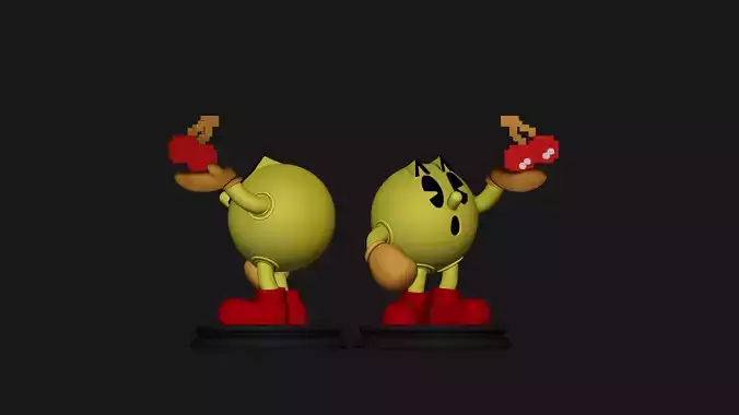 PAC MAN FIGURE 3D print model
