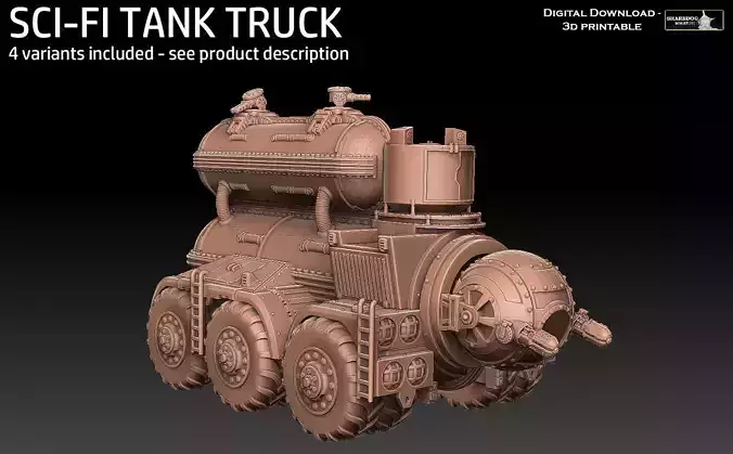Sci-Fi Tank Truck