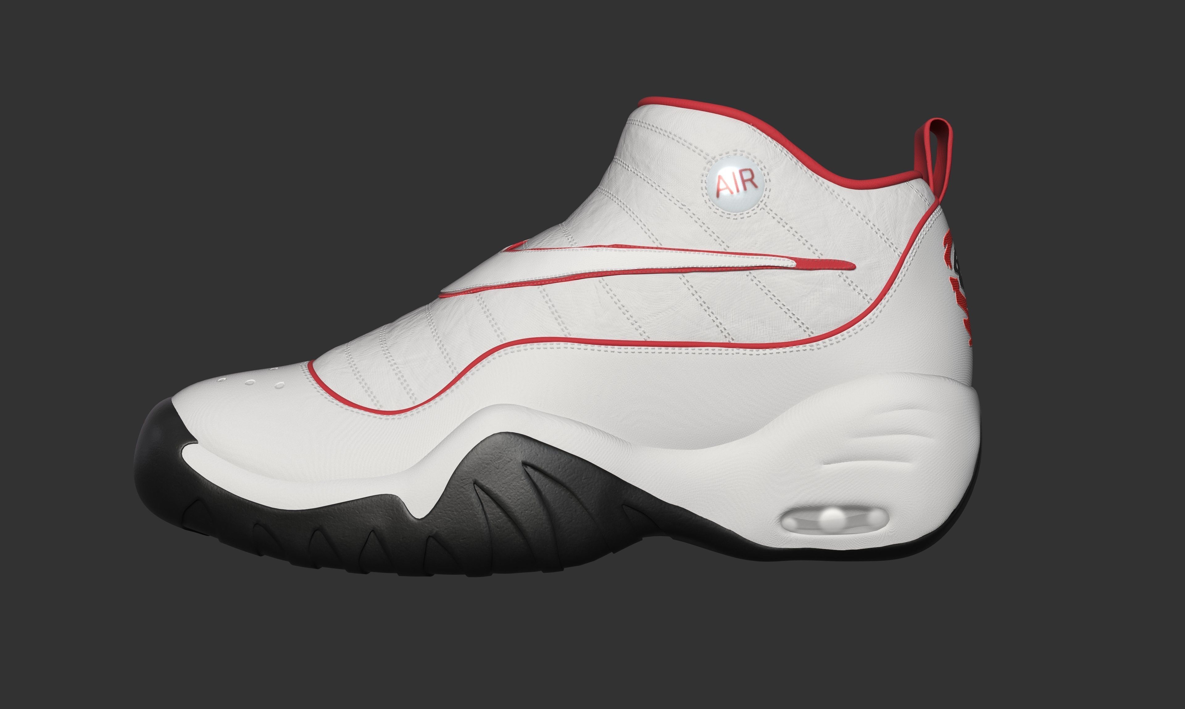 Nike Men Air Shake Ndestrukt 3D model_8