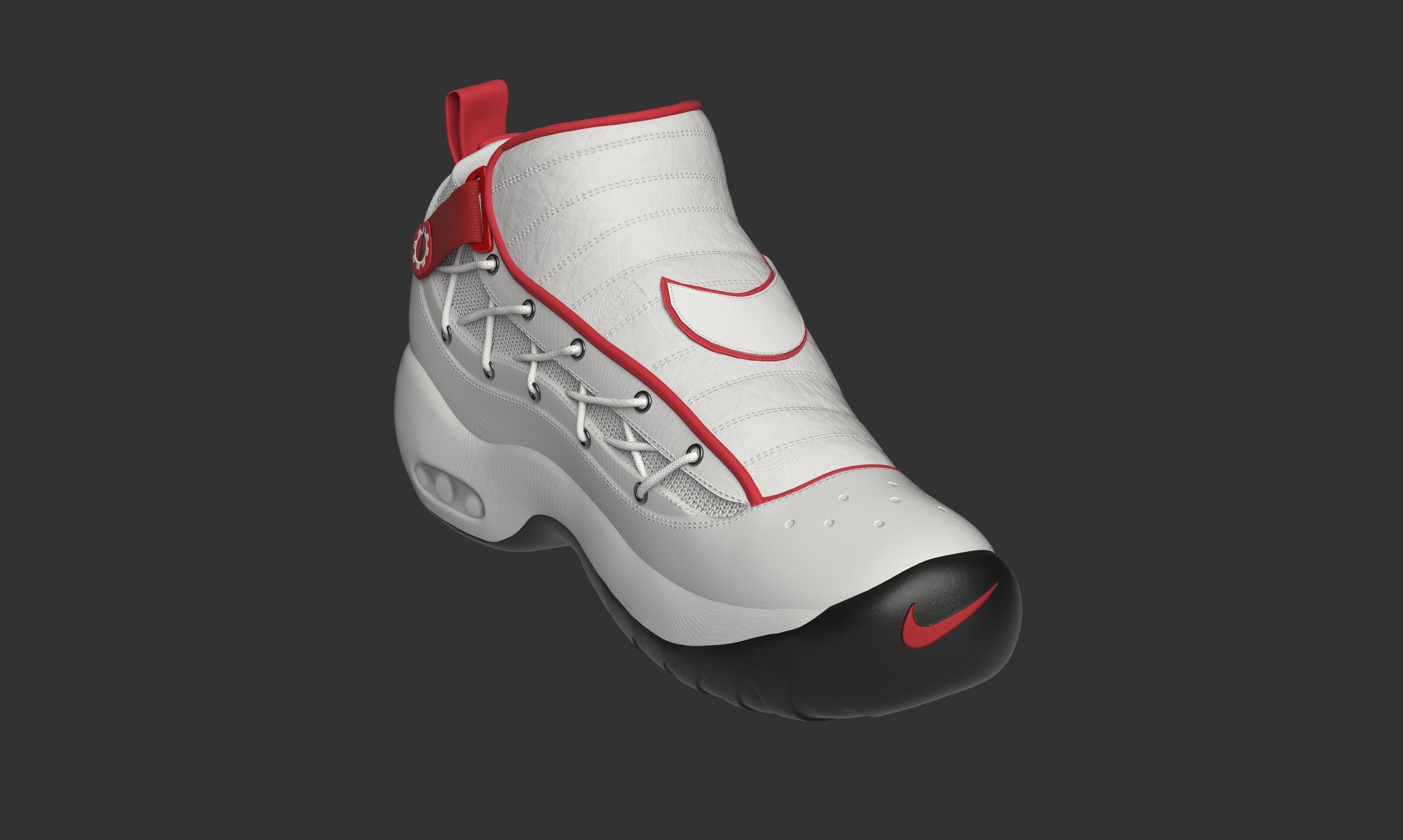 Nike Men Air Shake Ndestrukt 3D model_16