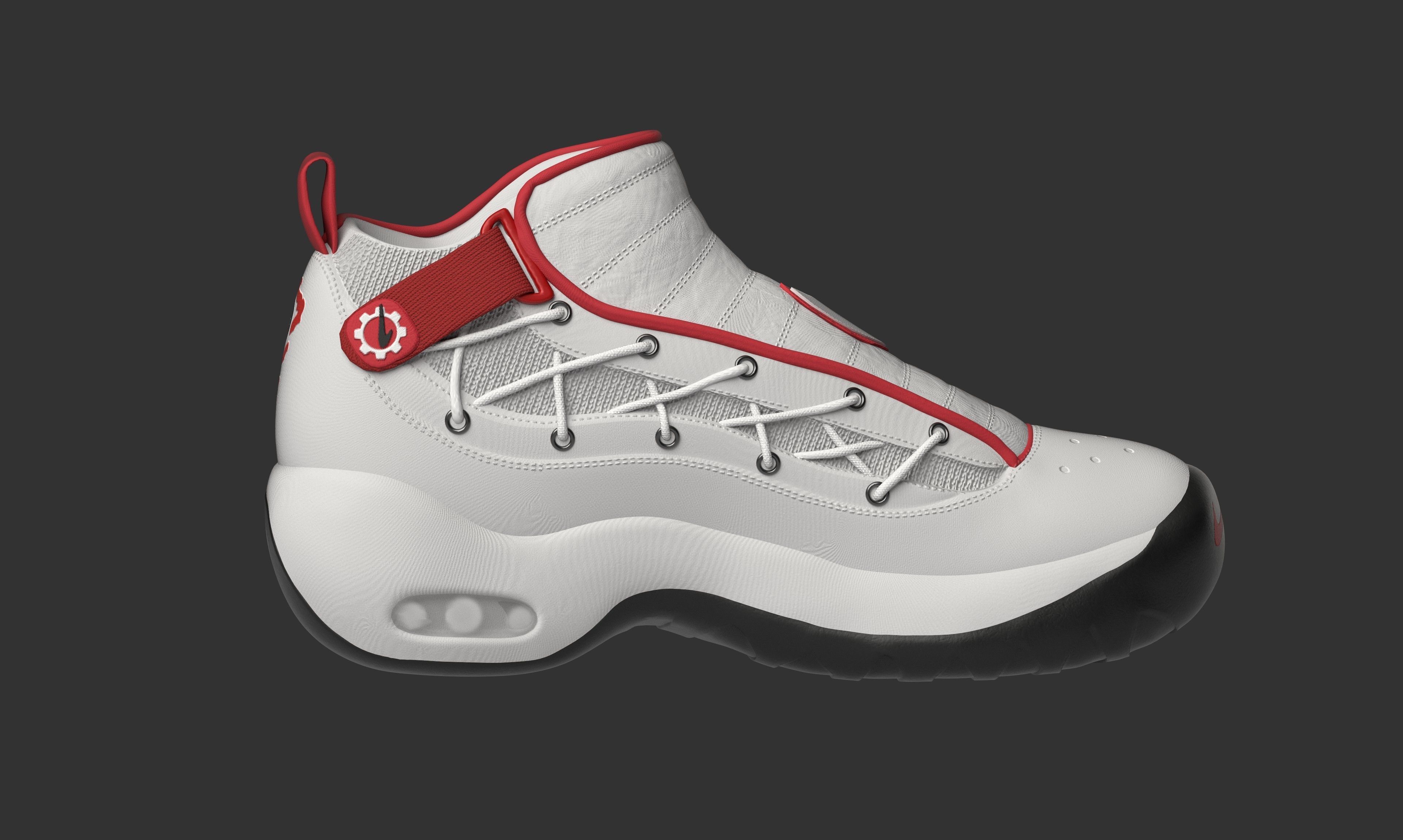 Nike Men Air Shake Ndestrukt 3D model_15