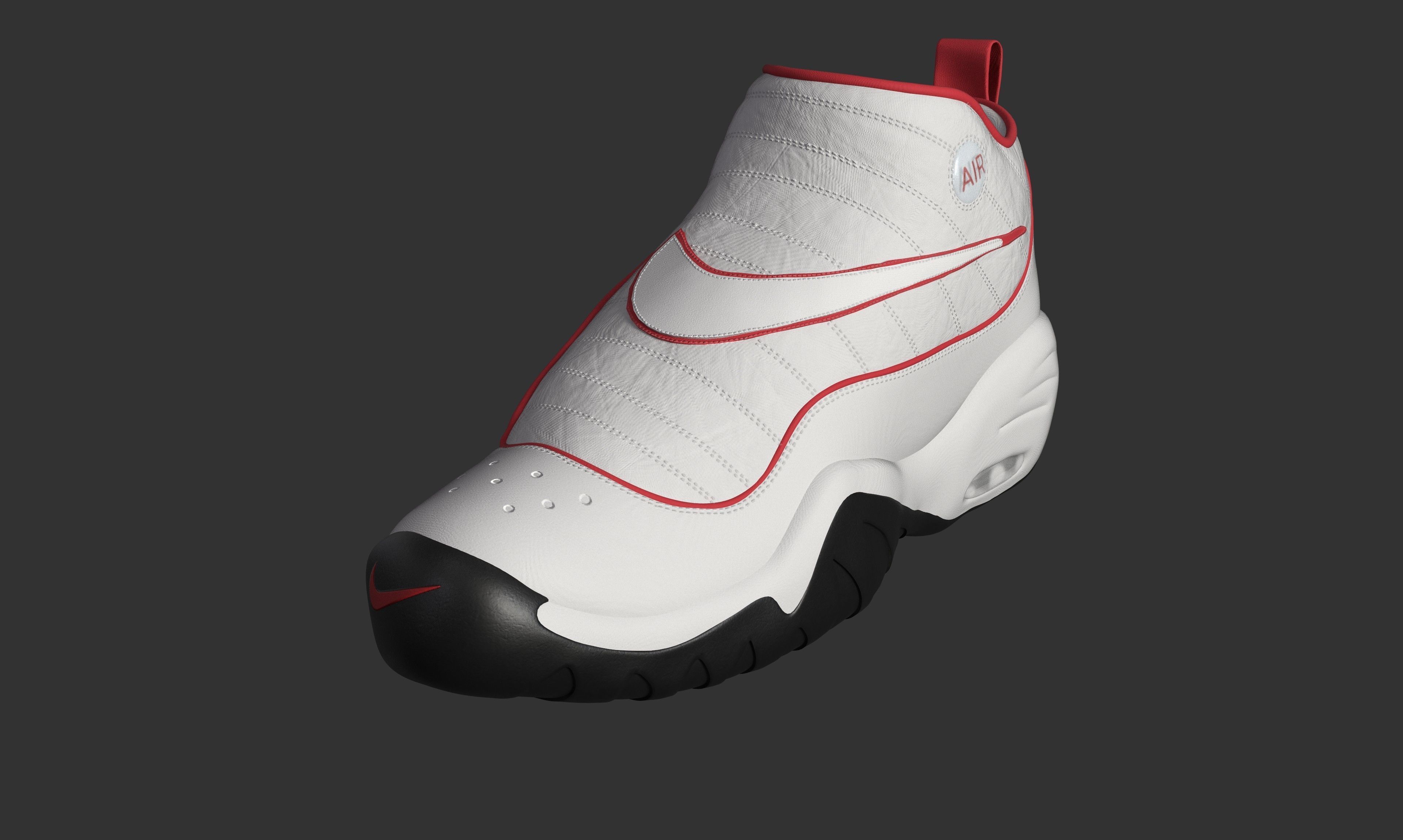 Nike Men Air Shake Ndestrukt 3D model_10