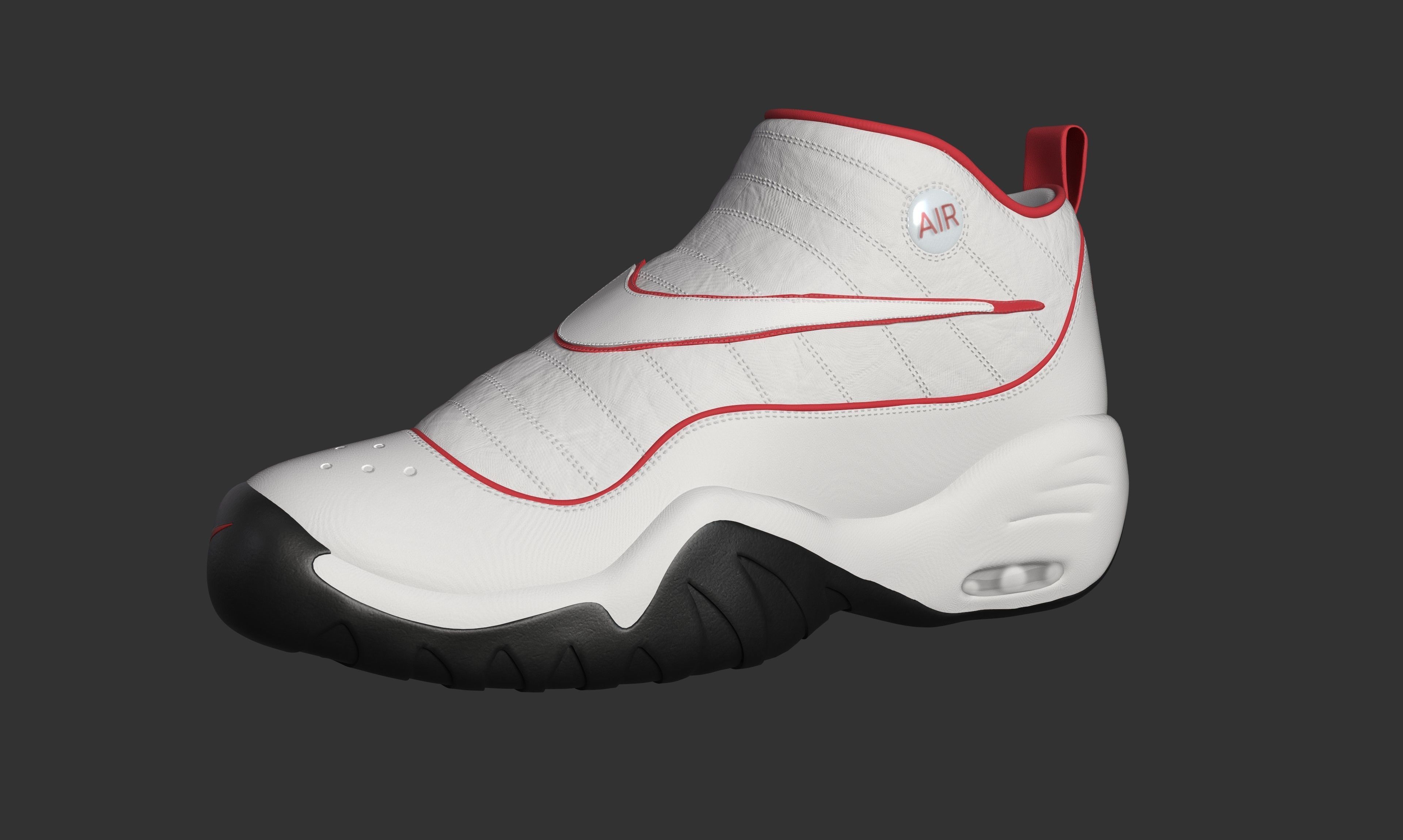 Nike Men Air Shake Ndestrukt 3D model_6