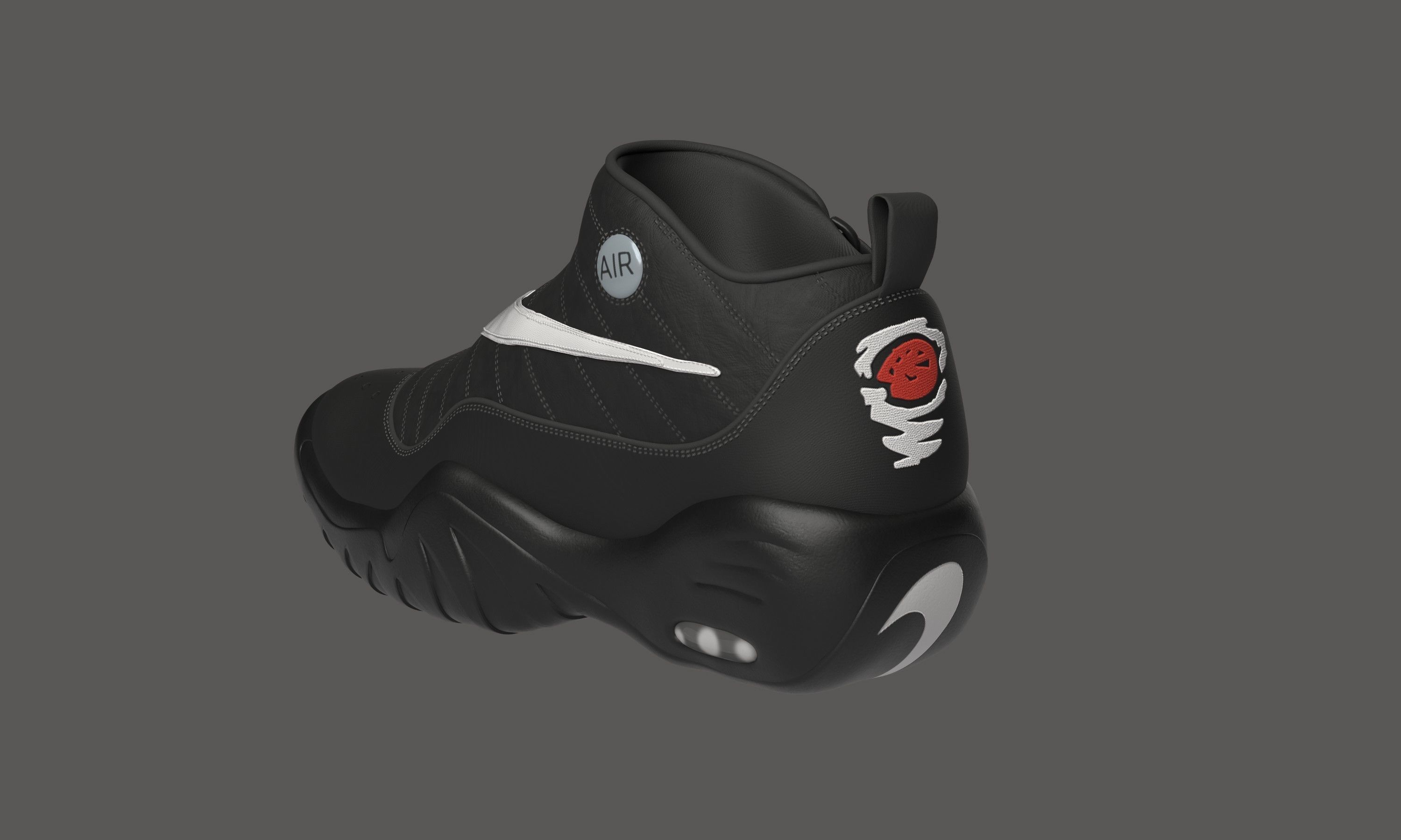 Nike Men Air Shake Ndestrukt 3D model_11