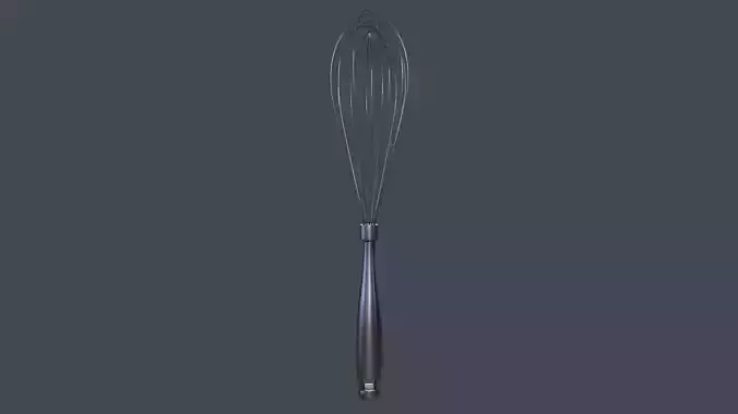 Kitchen Utensils-Whisk GAME READY PBR 