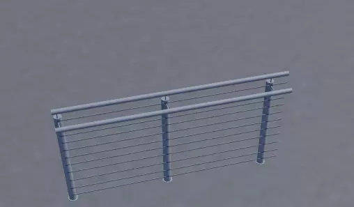 Simple Railing Free 3D model