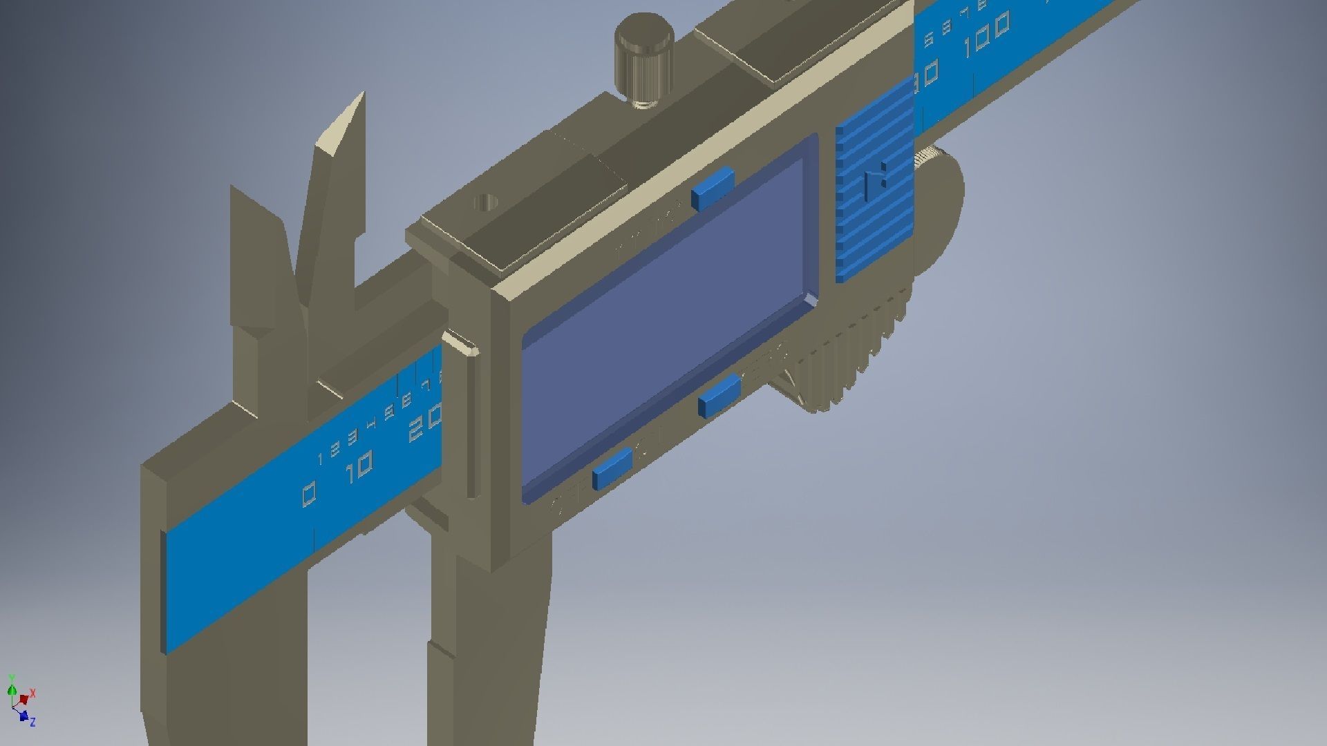 Electronic calipers 3d model 3D model_7