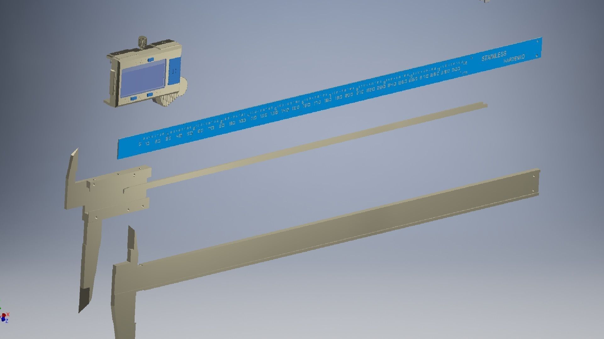 Electronic calipers 3d model 3D model_16
