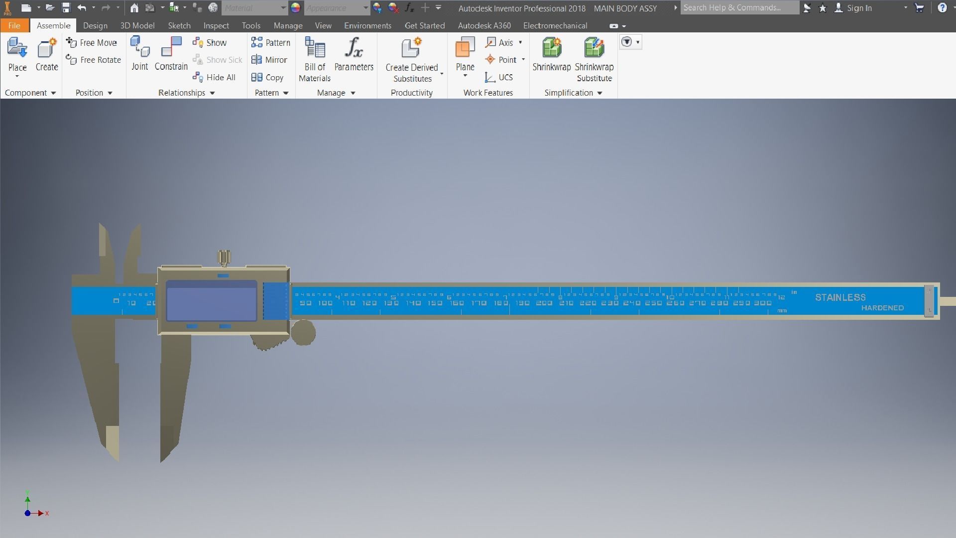 Electronic calipers 3d model 3D model_6