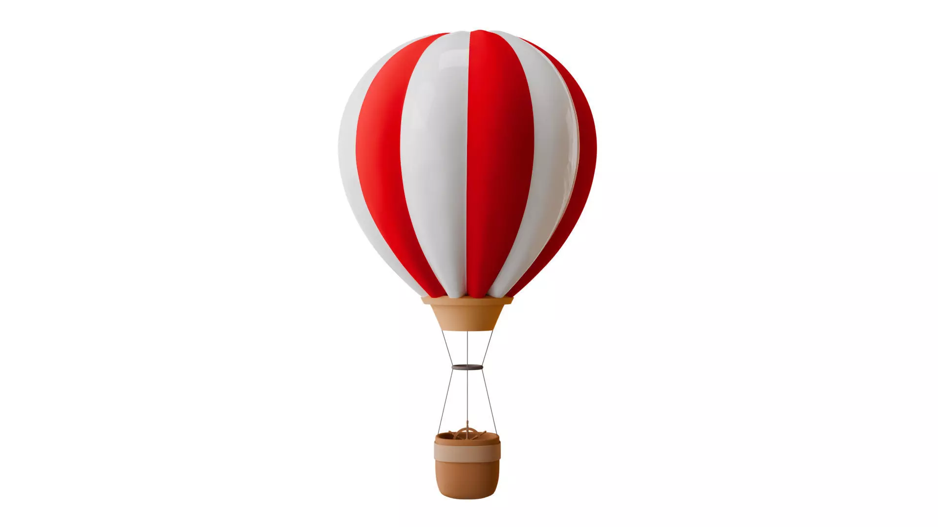 Hot Air Balloon 3D model_0