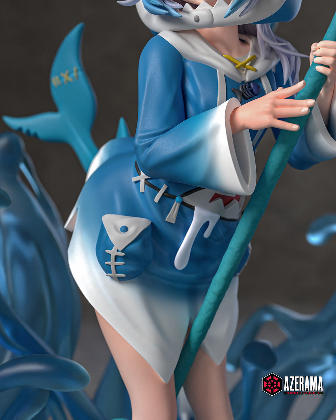 Gawr Gura STL Ready for 3D Printing 3D print model_20