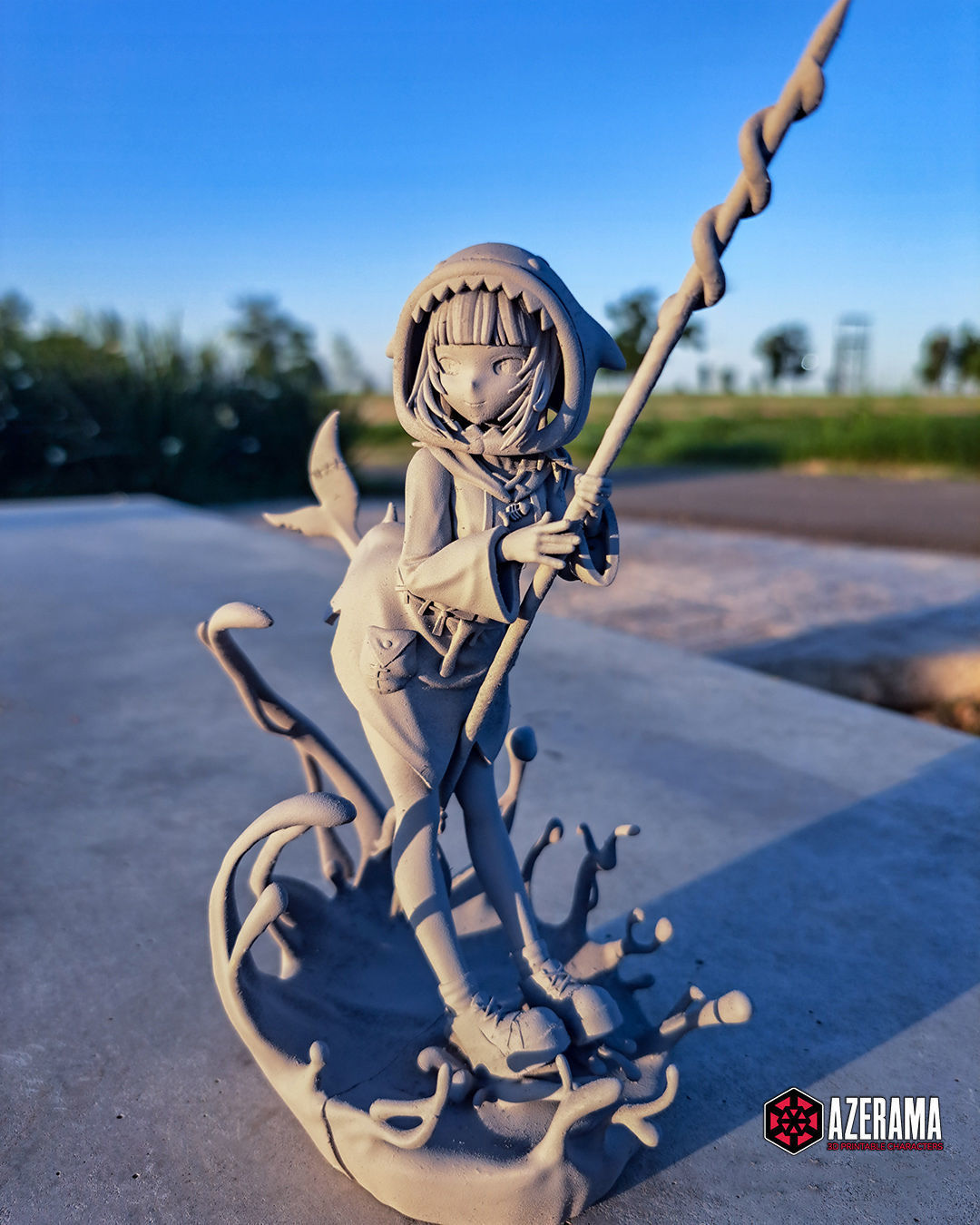 Gawr Gura STL Ready for 3D Printing 3D print model_2