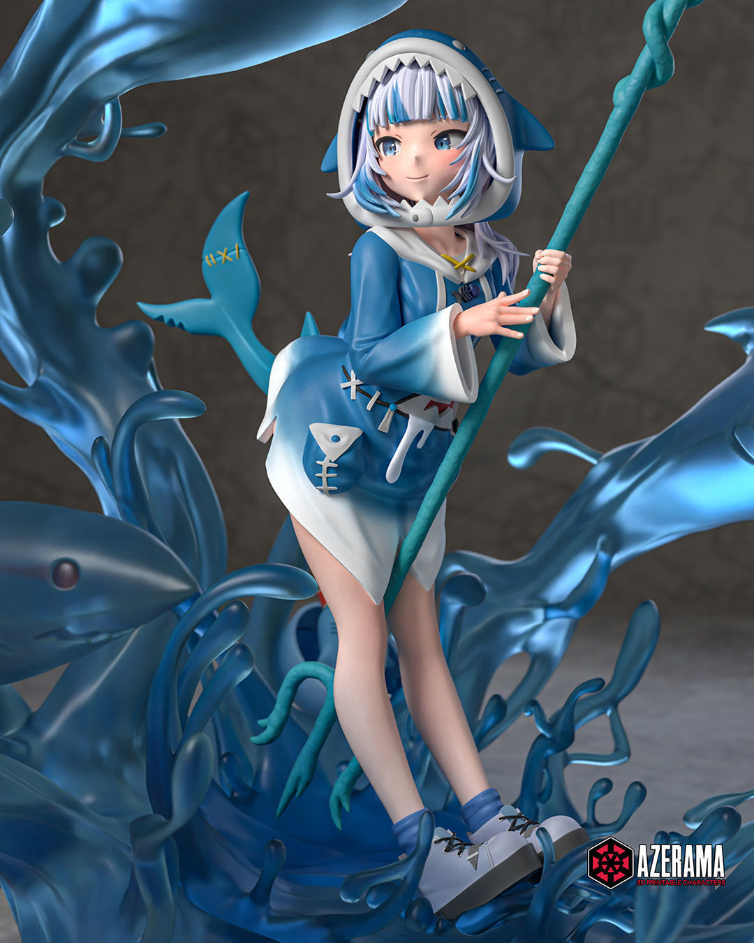 Gawr Gura STL Ready for 3D Printing 3D print model_5