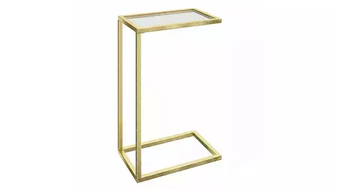Castillo Glass C Table End Table
