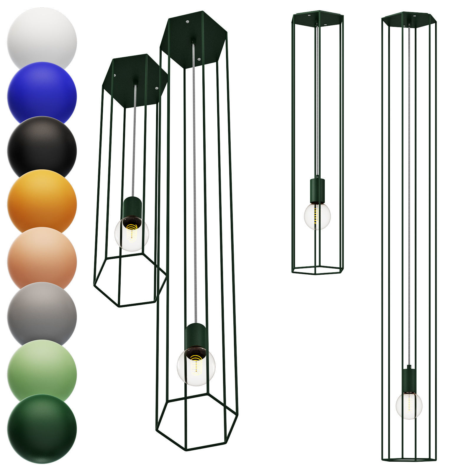 pluskouple lines hex 3D model_3