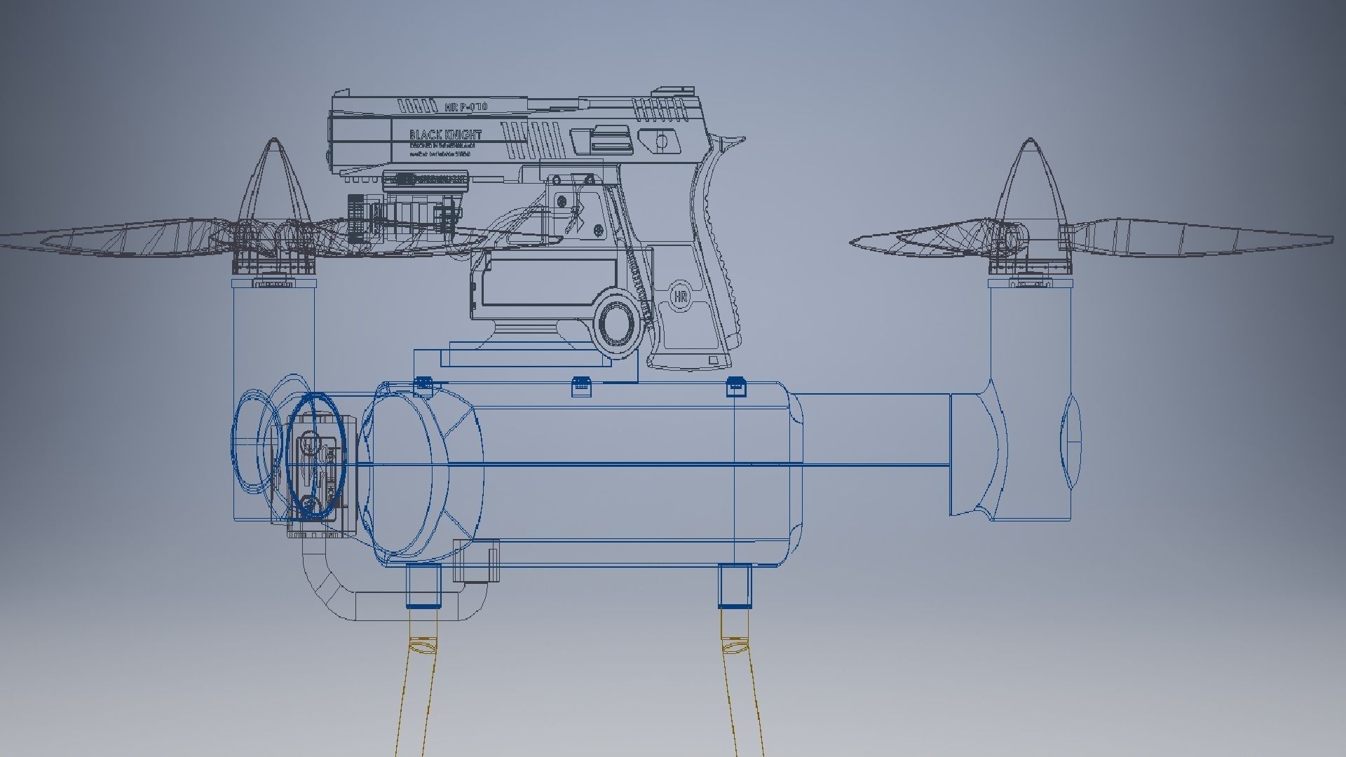 HSDrone 3d model 3D model_7