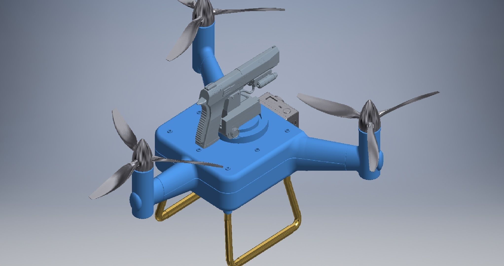 HSDrone 3d model 3D model_11
