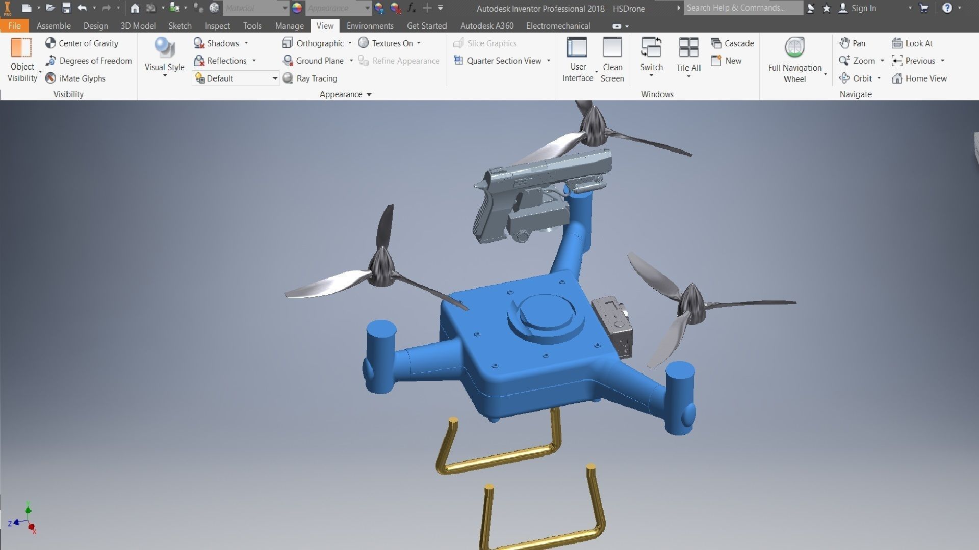 HSDrone 3d model 3D model_5