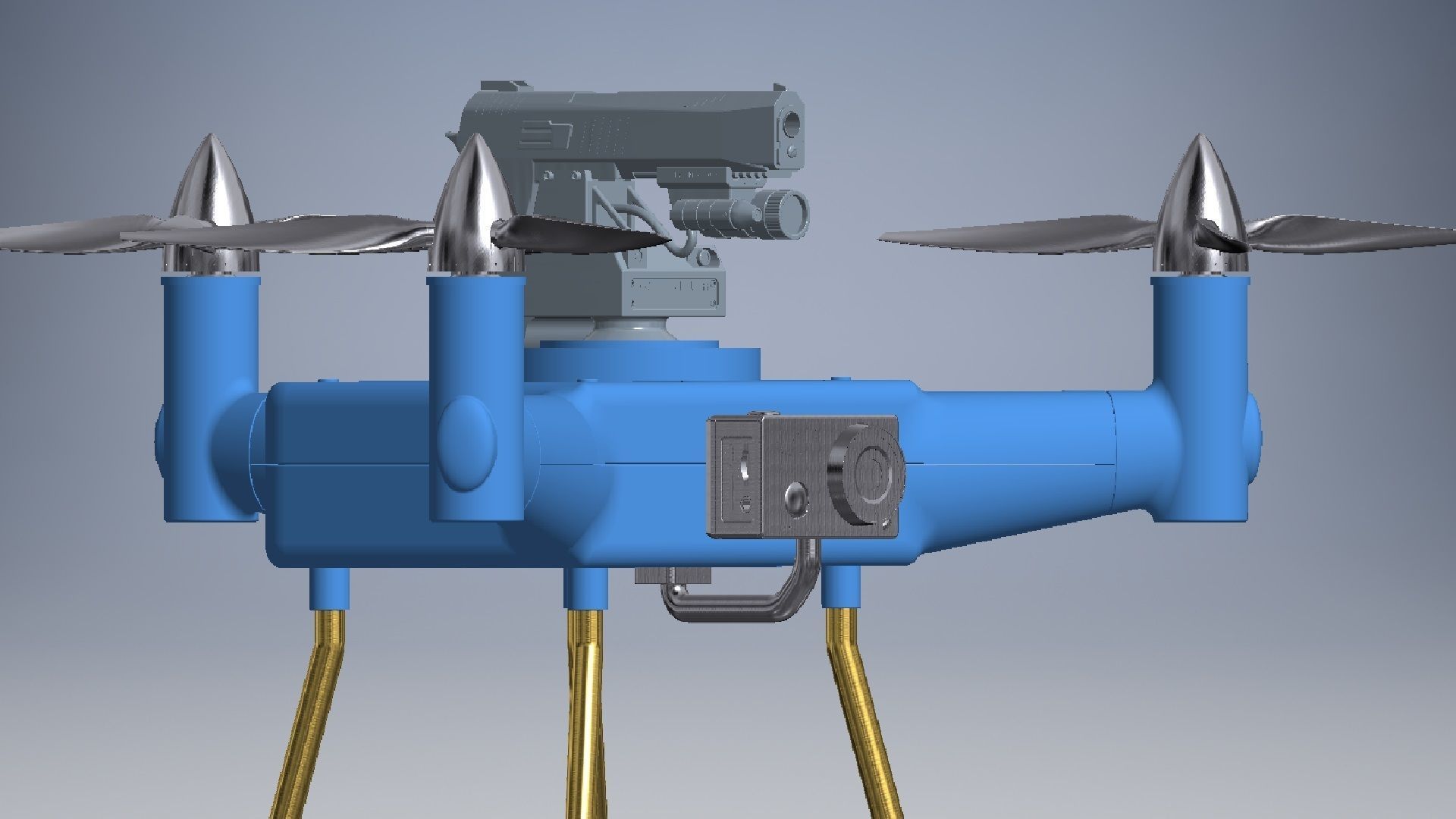 HSDrone 3d model 3D model_3
