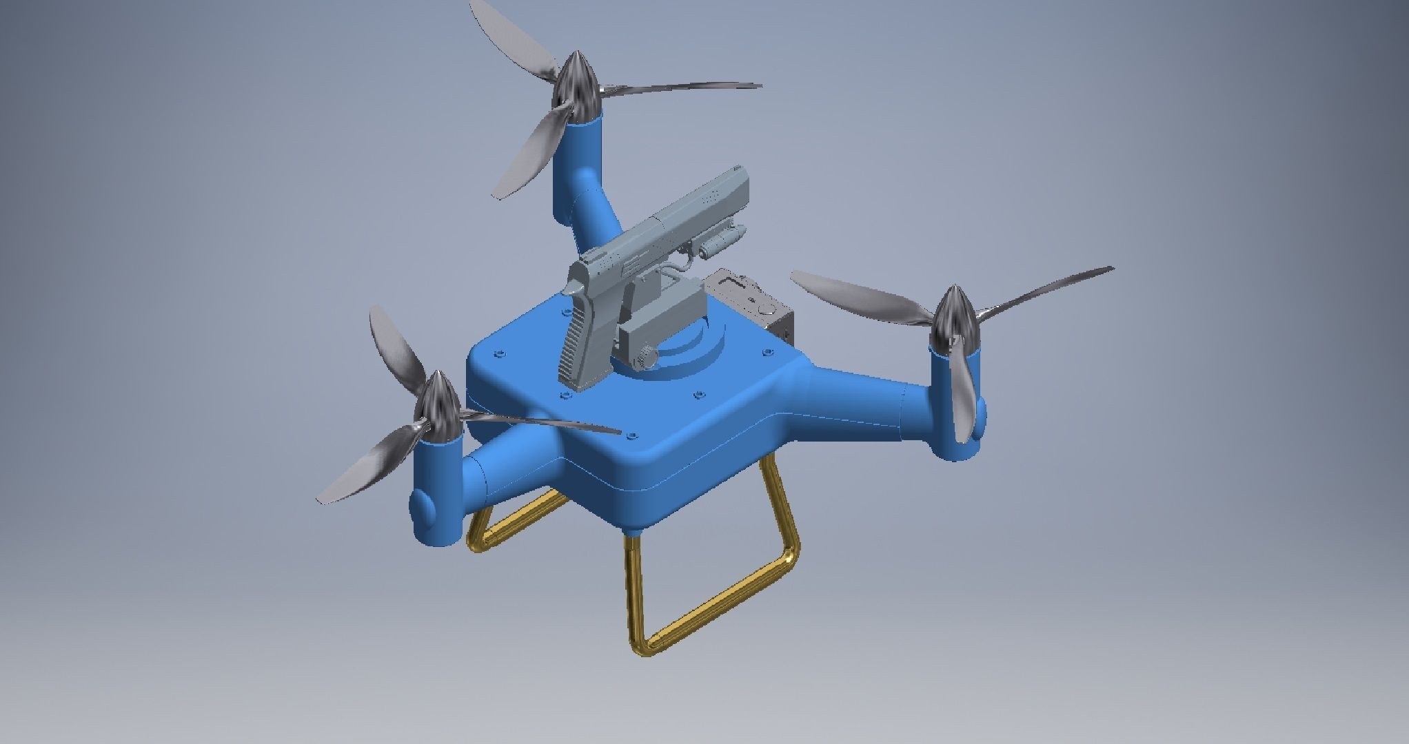 HSDrone 3d model 3D model_2