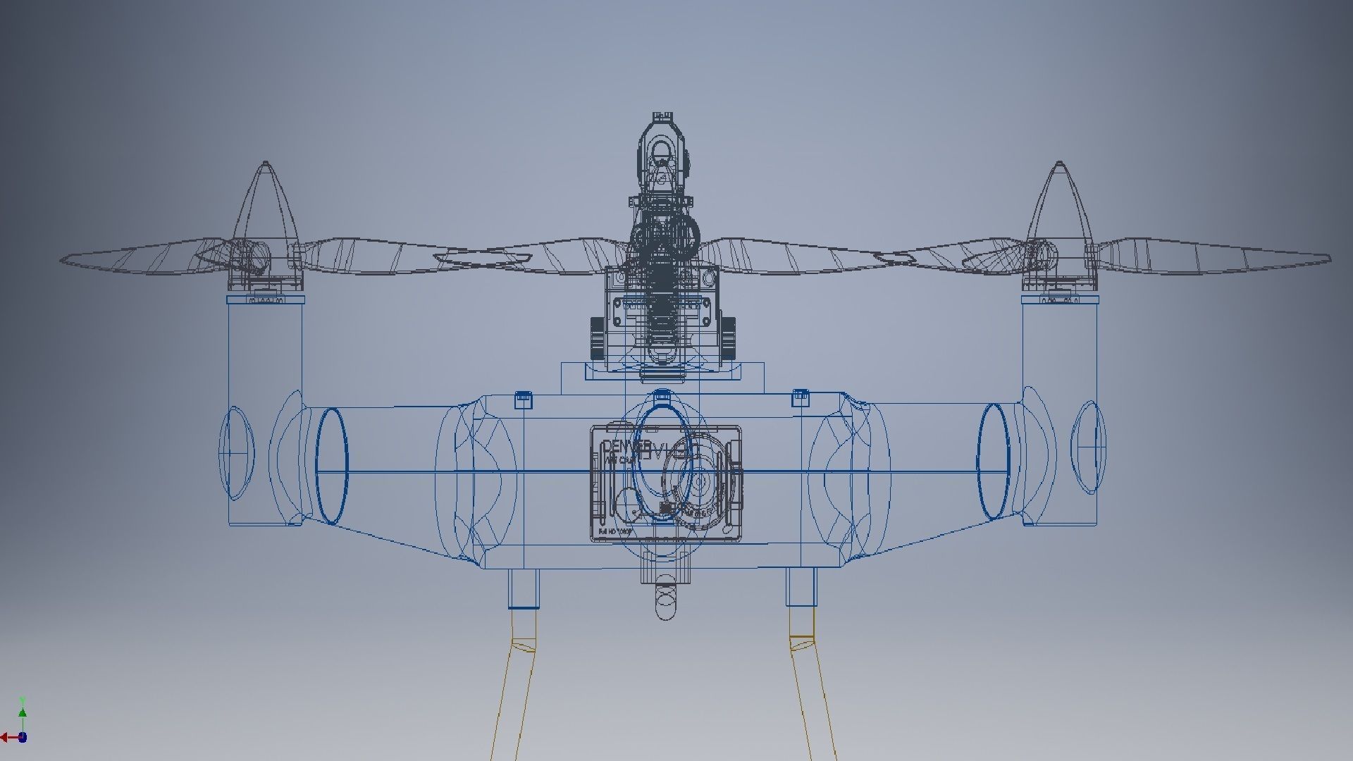 HSDrone 3d model 3D model_6