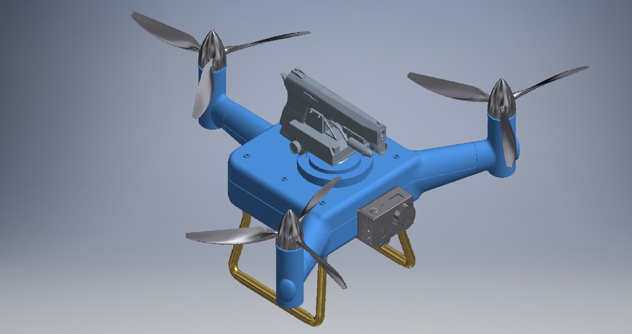 HSDrone 3d model 3D model_1
