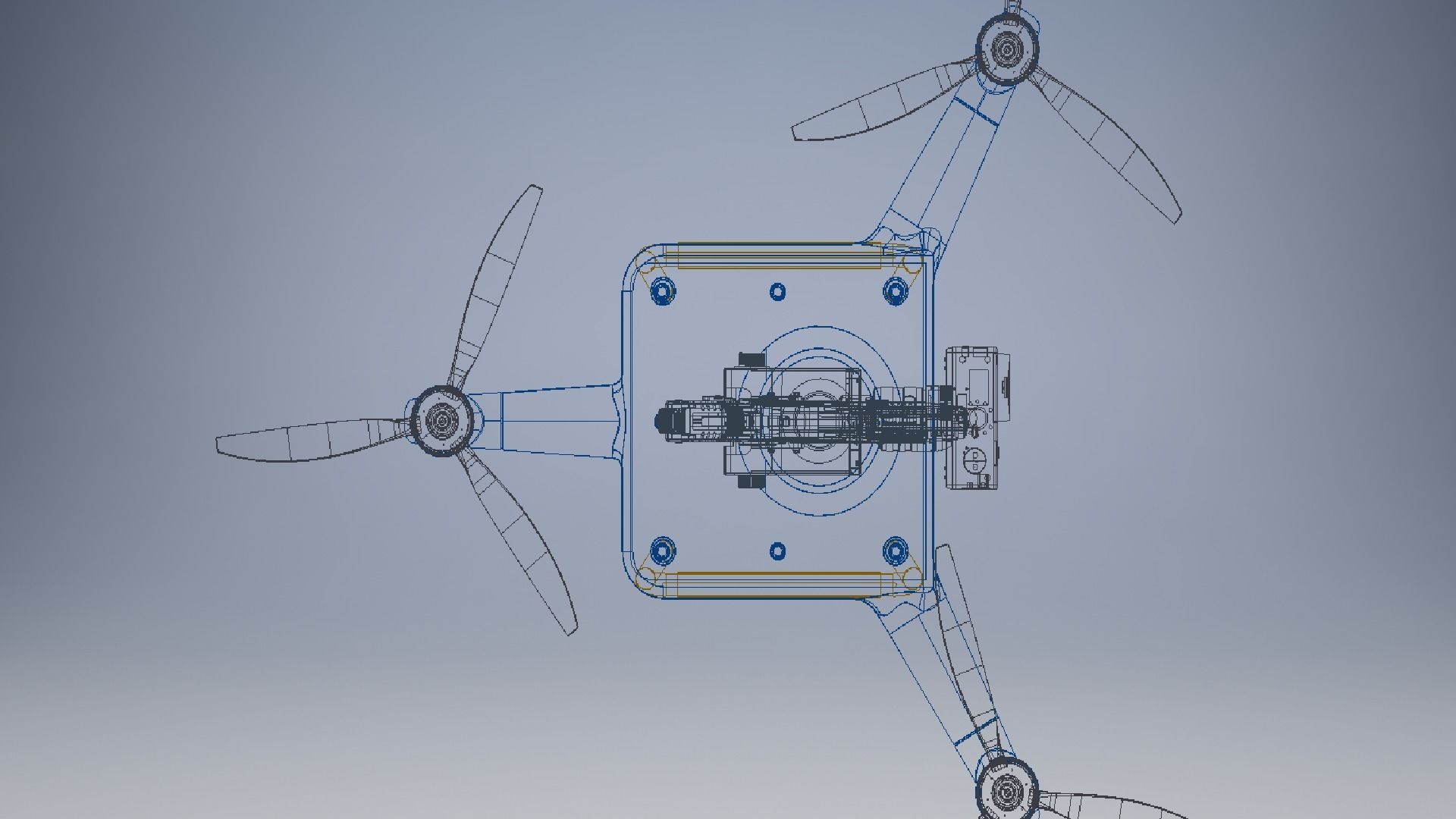 HSDrone 3d model 3D model_9