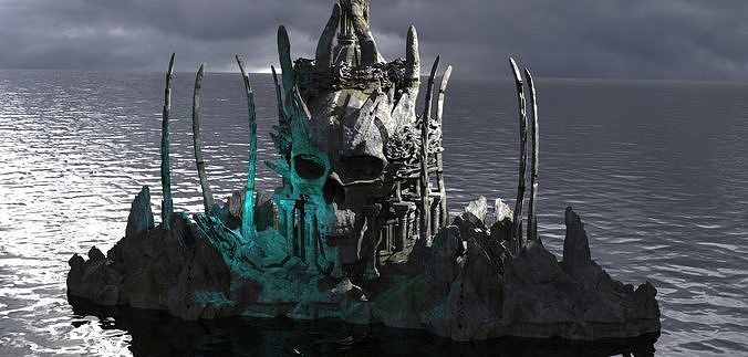 Azathoth Temple tower Dome extended  3D model