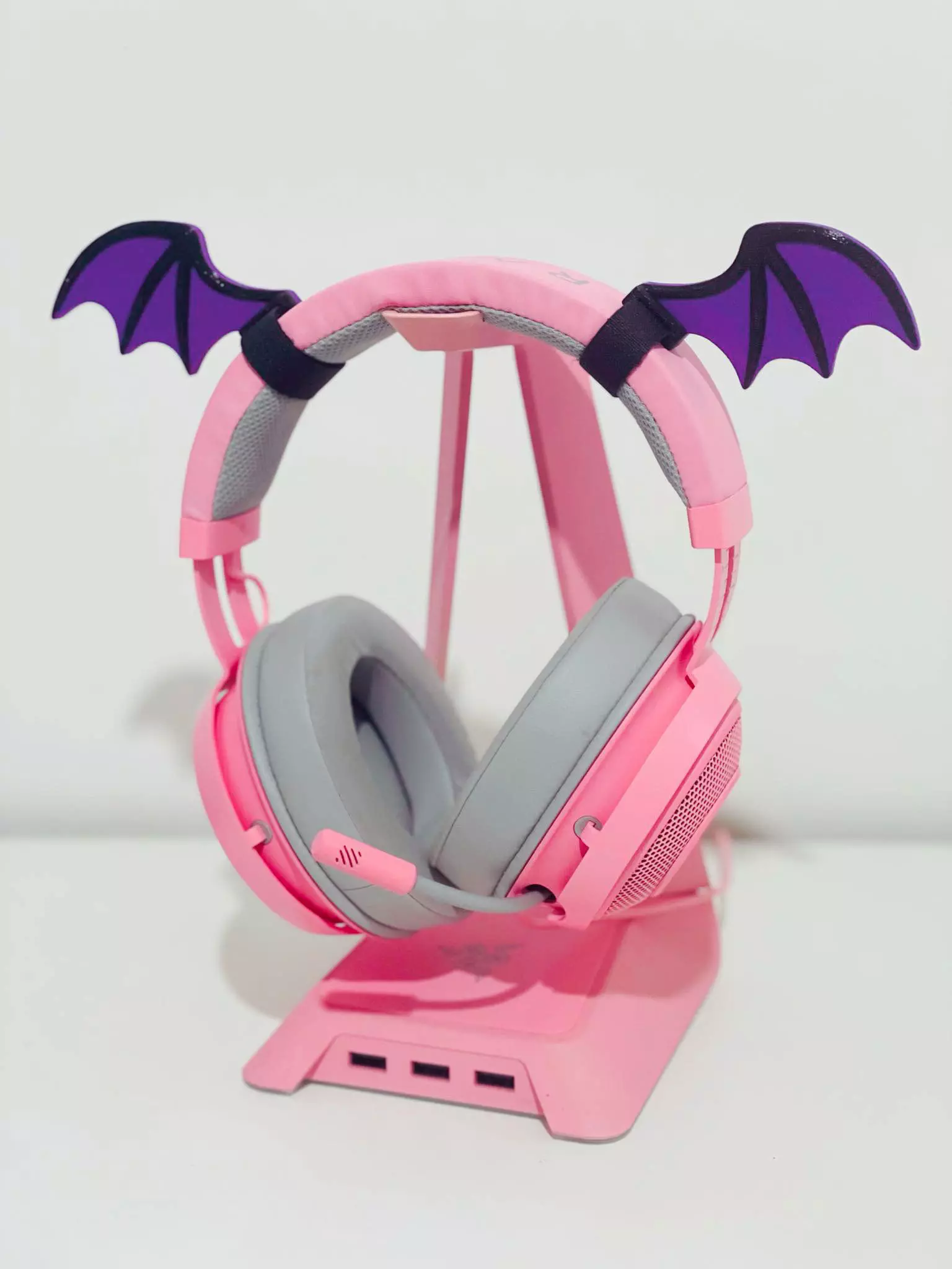 Succubus Wings for Headset - Headphone Attachment 3D print model