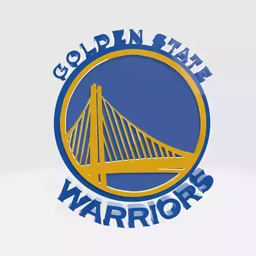 LOGO 3D MODEL TEAM GOLDEN STATE WARRIORS NBA 3D model