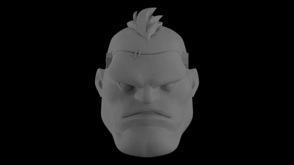 DC FRAKENSTEIN HEAD SCULPT Free 3D print model
