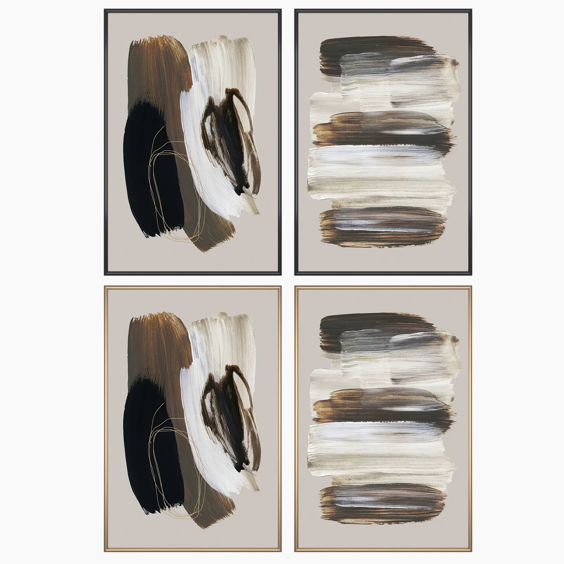 Wall Art Set 4277 3D model_1