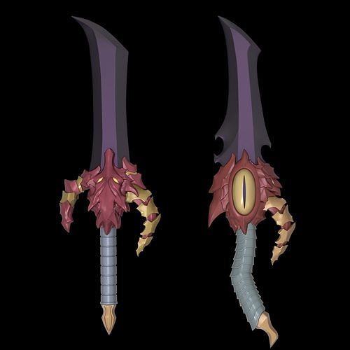 DAGGER 05 -From the Demon King - SOLO LEVELING 3D print model