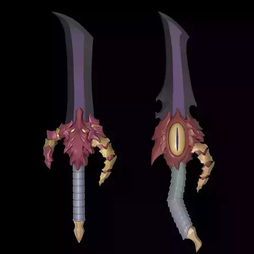 DAGGER 05 -From the Demon King - SOLO LEVELING 3D print model
