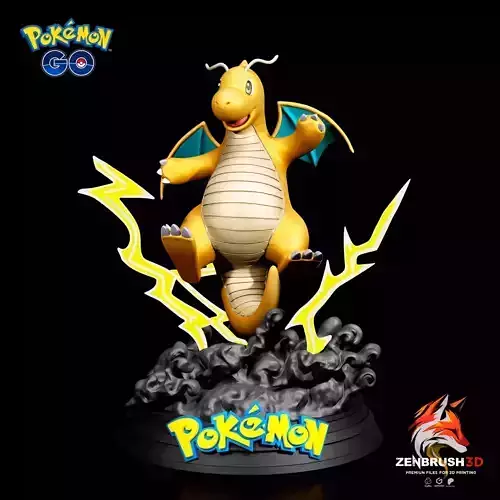 DRAGONITE - POKEMON 3D PRINTING