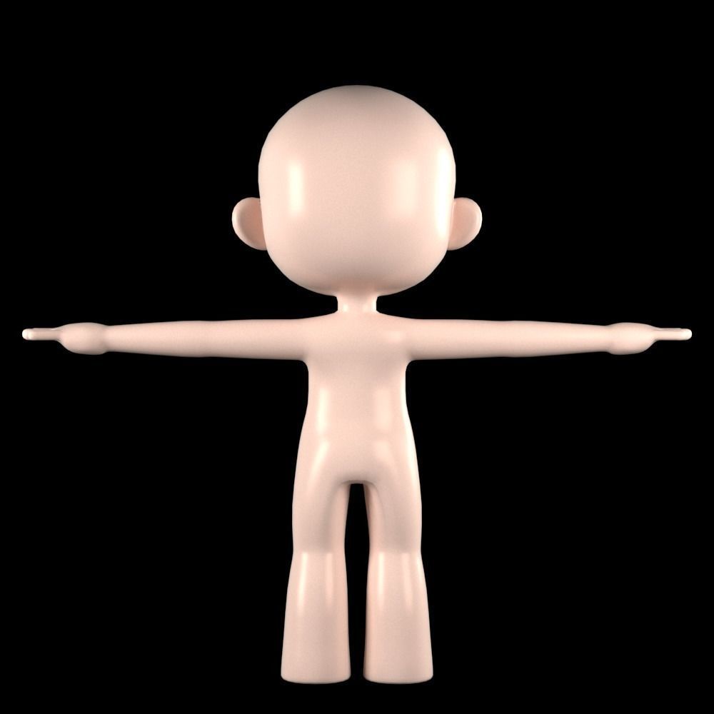 3d character Low-poly 3D model Low-poly 3D model_5