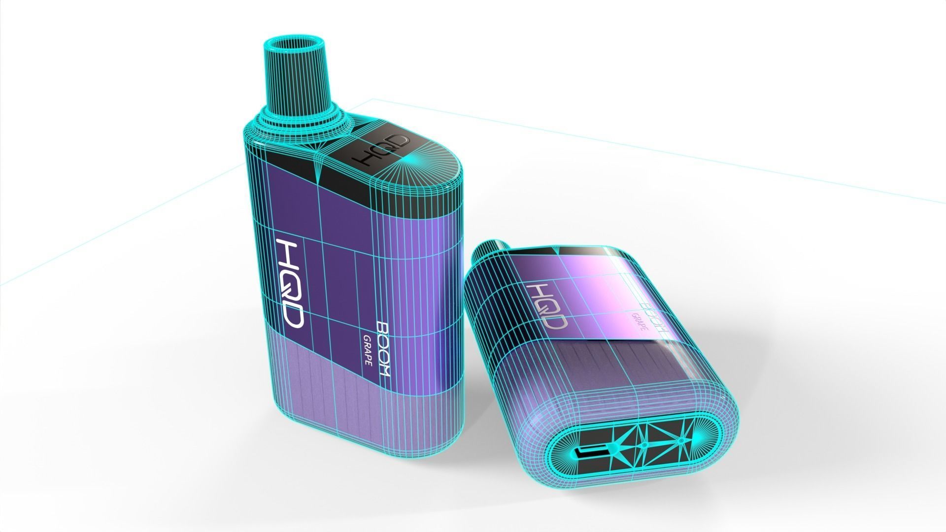 HQD Boom Grape Low-poly 3D model_6