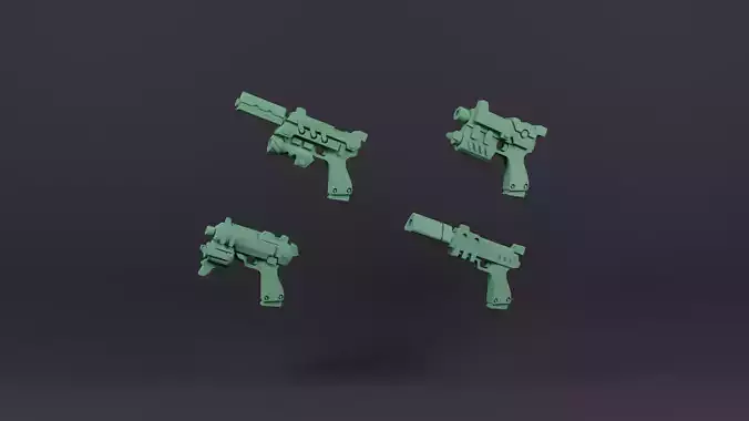 Sidearm Pack For Miniatures