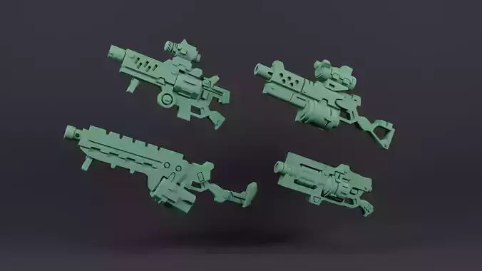 Shotgun Pack For Miniatures