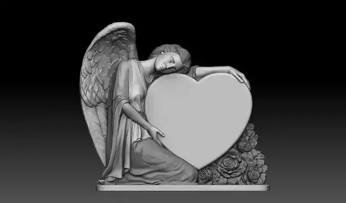 grave stone angel  statue