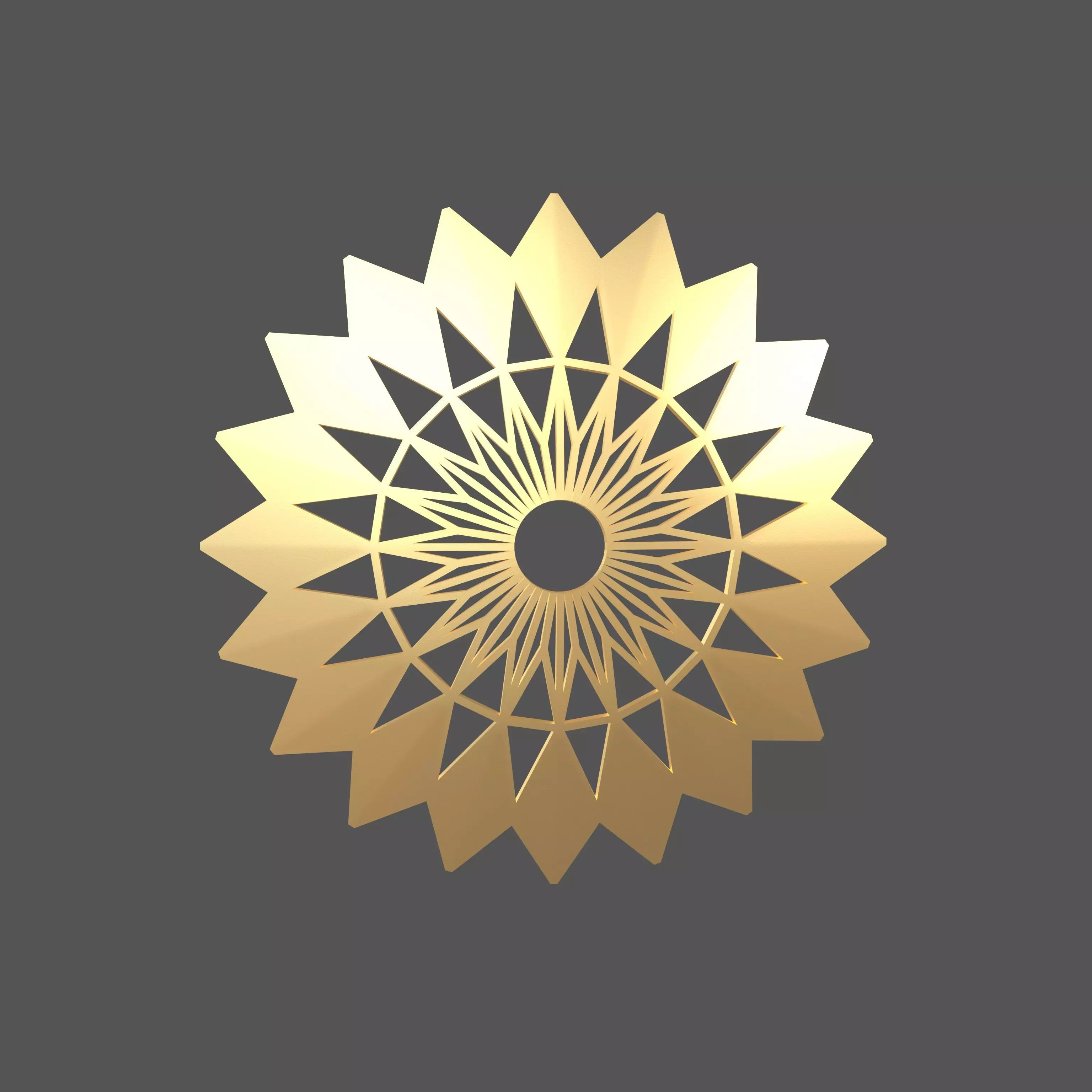 Totem Symbol v1 002 Low-poly 3D model
