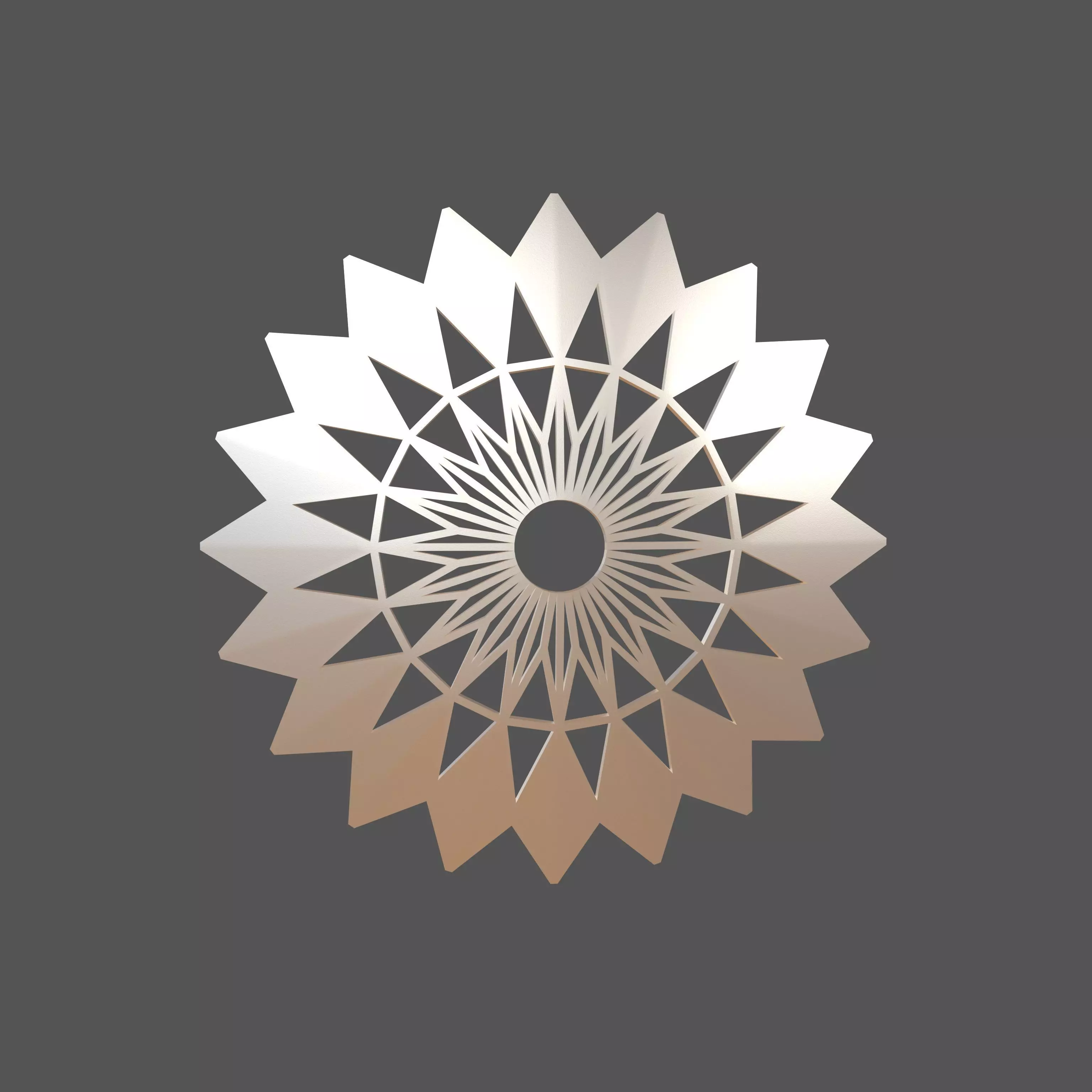 Totem Symbol v1 003 Low-poly 3D model_0