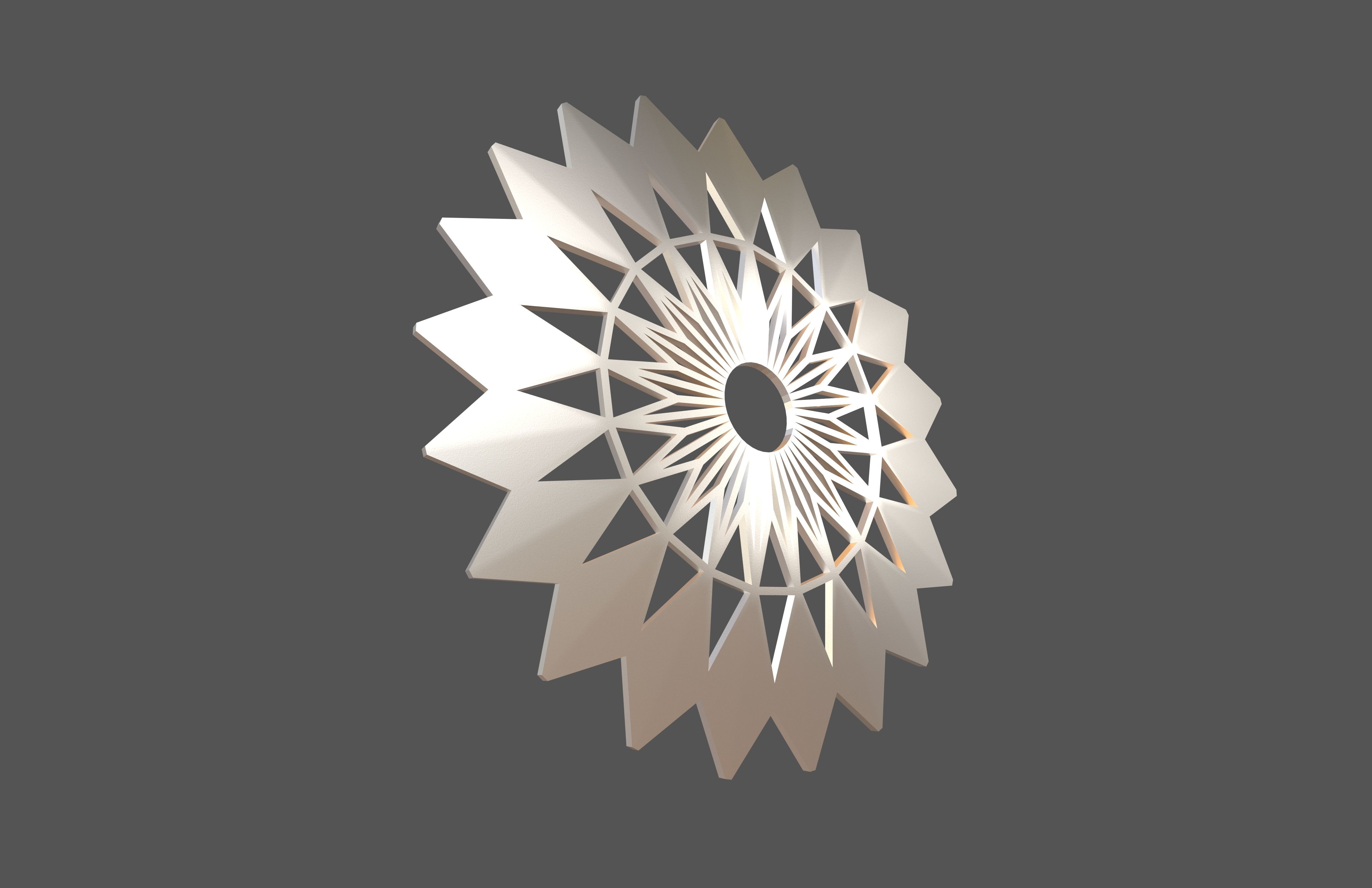 Totem Symbol v1 003 Low-poly 3D model_2