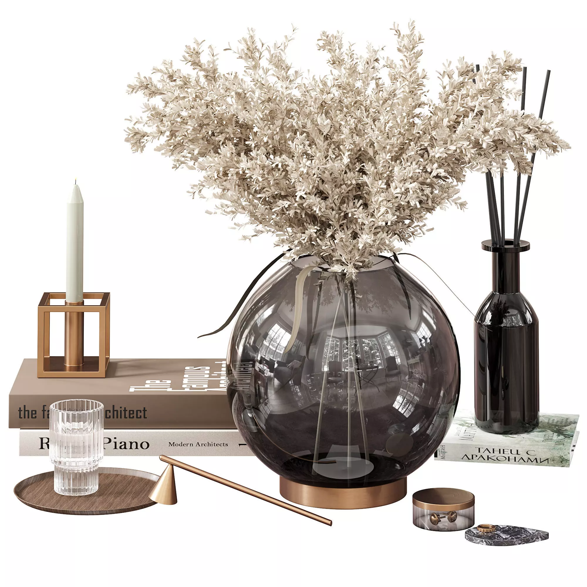 Decor set 3 3D model_0