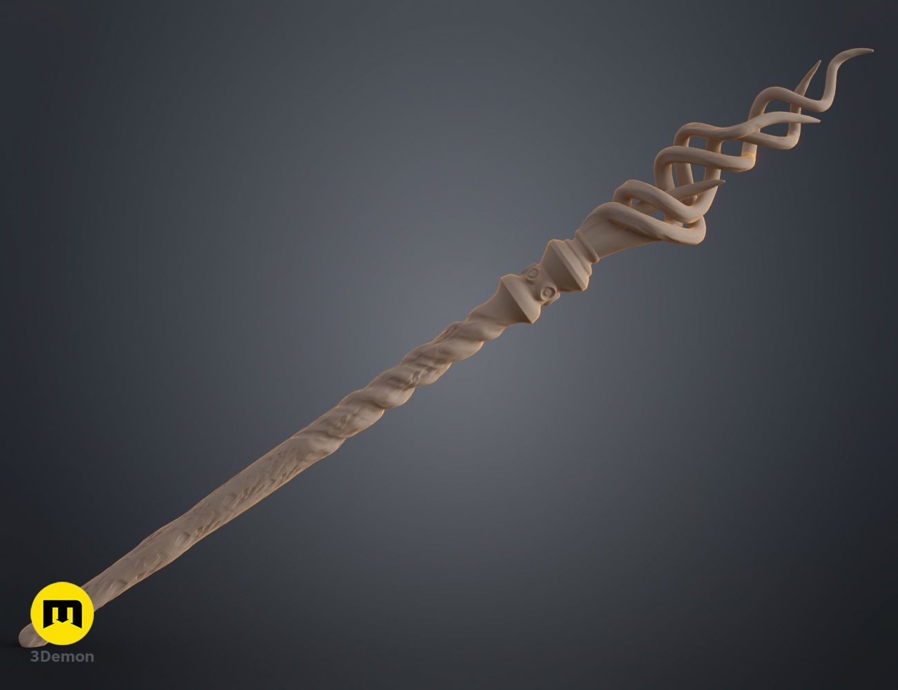 Perenelle Flamel wand Free 3D print model_7