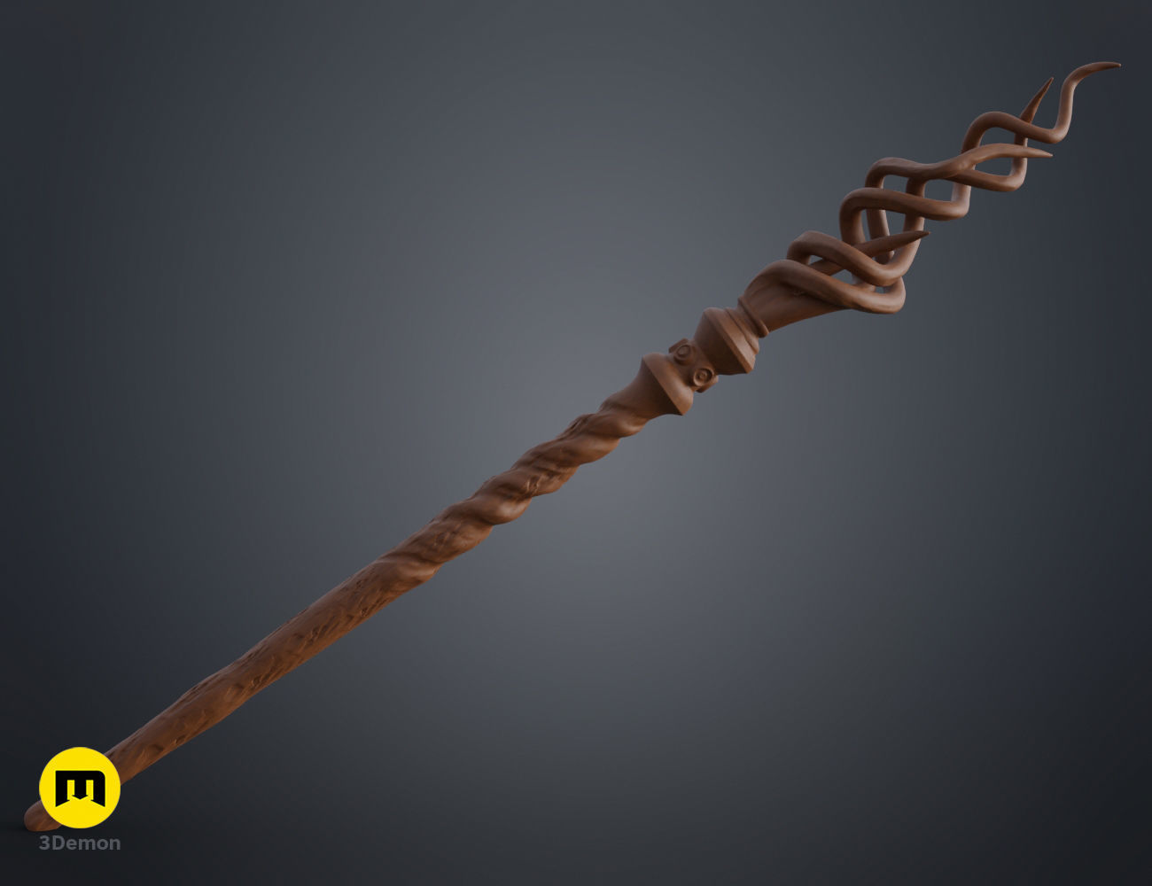 Perenelle Flamel wand Free 3D print model_5