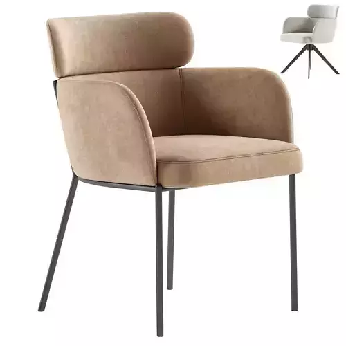LAY armchair and LAY swivel chair